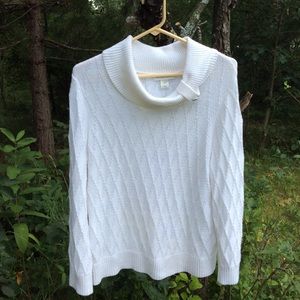 Christopher & Banks white sweater